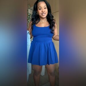 JoyLab Dark Blue Activewear Romper